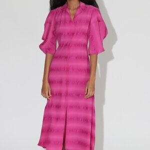 Rachel Comey Amplus A Line Dress Size 2 Fuschia Pink
